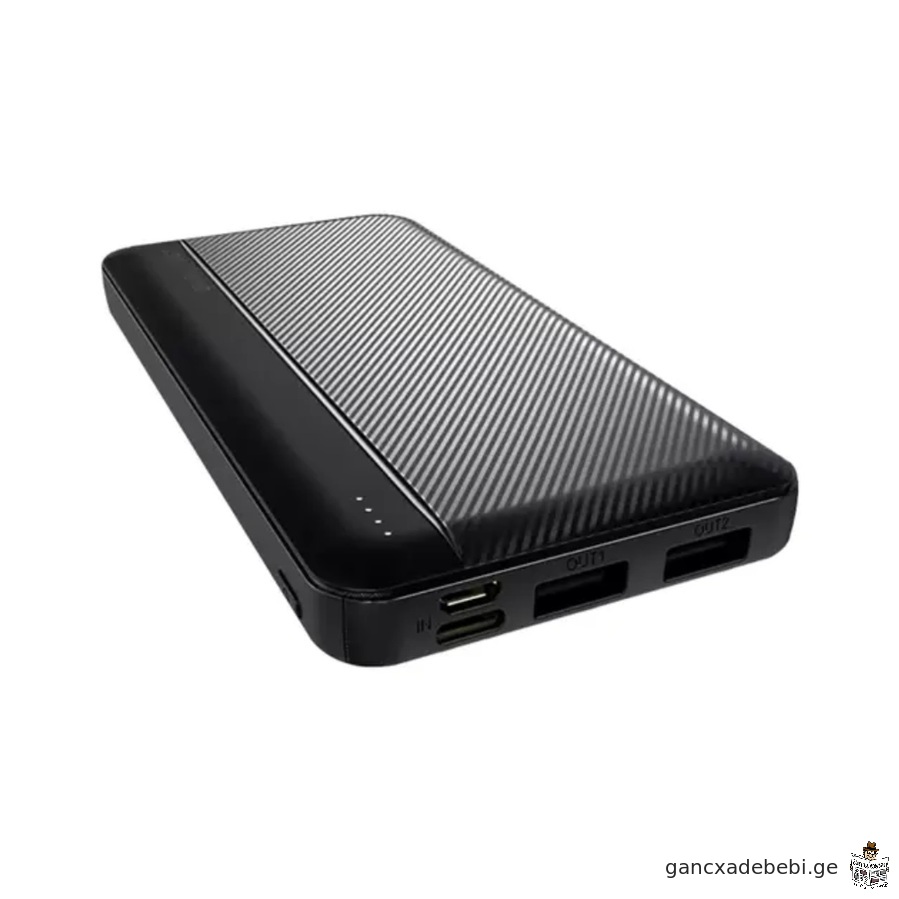 დამტენი პოვერბანკი KAKUSIGA Power Bank 10000 mAh