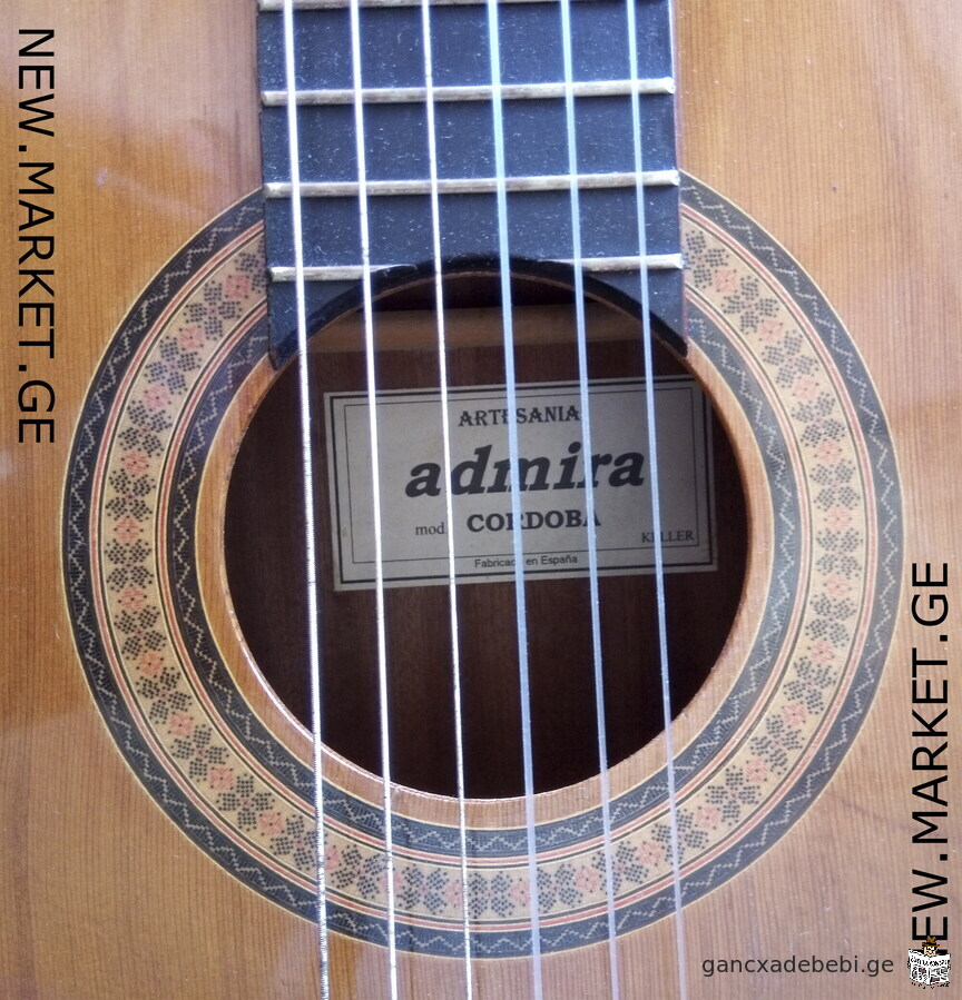 ესპანური 6-სიმიანი კლასიკური გიტარა Admira Cordoba Espana Spanish guitar original Made in Spain