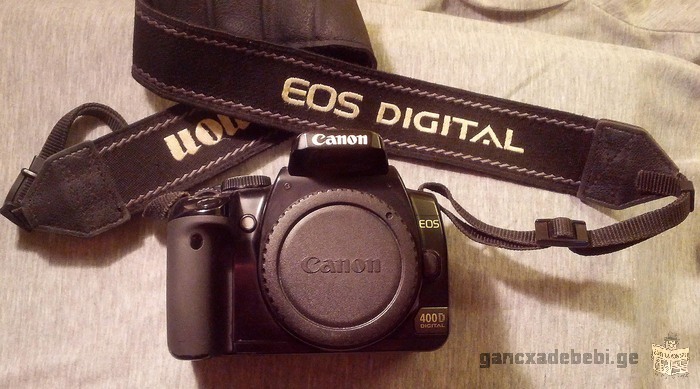 იყიდება აპარატი Сanon 400D, და ლინზა Canon EF-S 18-200 Lens