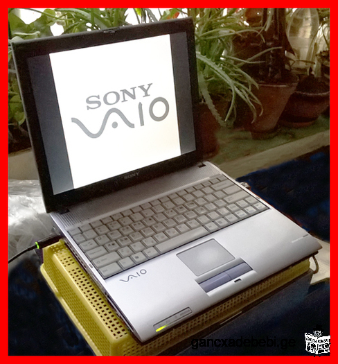 ორიგინალი ლეპტოპი "Sony Vaio" ნოუთბუქი Intel პროცესორის ბაზაზე ორიგინალი ადაპტერით წარმოებულია აშშ