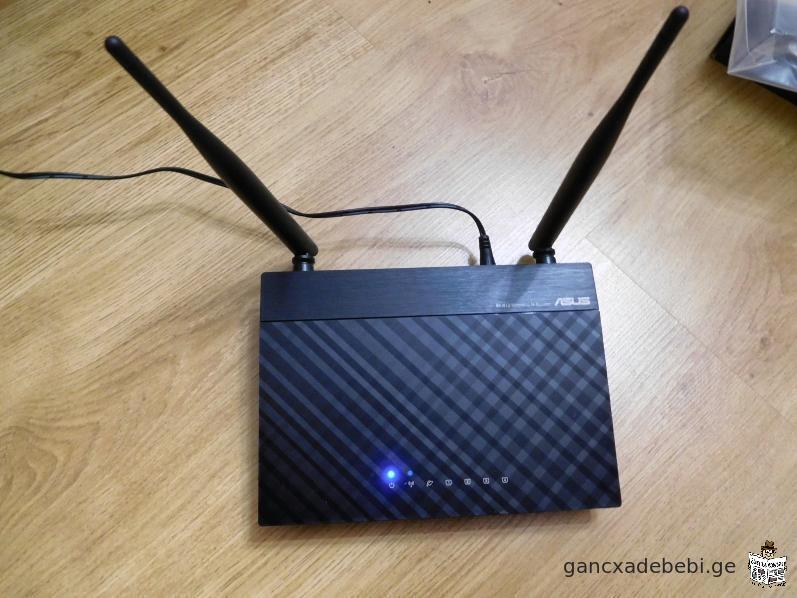 ორ–ანტენიანი Wi-Fi როუტერი Asus RT N12+ B1