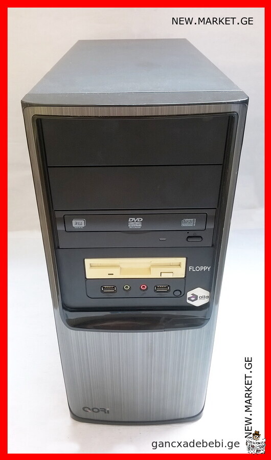 პერსონალური კომპიუტერი Desktop დესკტოპ ორიგინალი DVD CD RW ჩამწერი FDD 3.5 1.44 მბ ფლოპი წამკითხველი