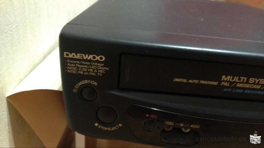 DAEWOO DV-S103W + ვიდეოკასეტების გაციფრულების მოწყობილობა