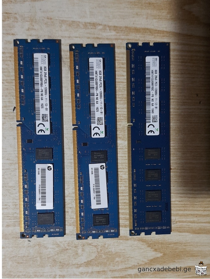 Desktop DDR3 8 GB 1600 Mhz Sk Hynix