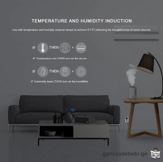 Smart Wifi IR უნივერსალური დისტანციური მართვის პულტი Tuya-ით და Smart Life