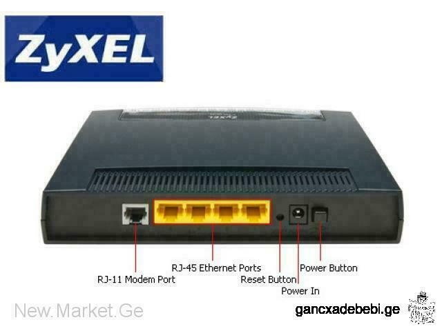 ADSL modemi ZyXEL P-660H ADSL2+ 4-portiani routeri