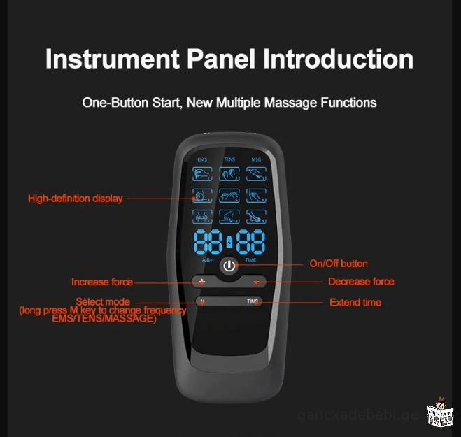 EMS Eletric kunTebis stimulatori USB fizioTerapiis aparatebi Pulse Impulse Mini