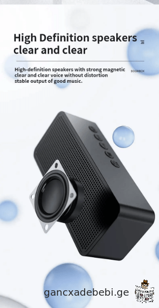 G50 usadeno Bluetooth dinamiki FM radioTi, temperaturis sazomiT, sd baraTis mxardaWeriT.