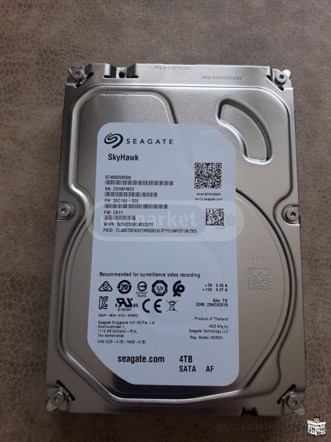 axali 4–tb desktop vinCesterebi Seagate Skyhawk