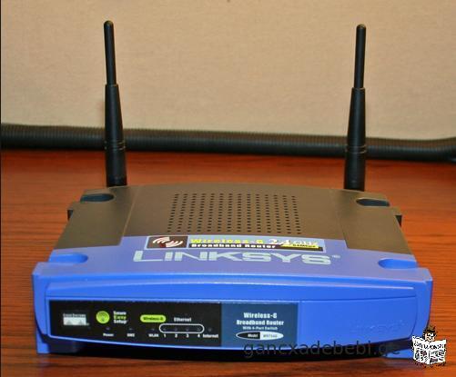or–anteniani Wi-Fi routeri Cisco Linksys WRT54G