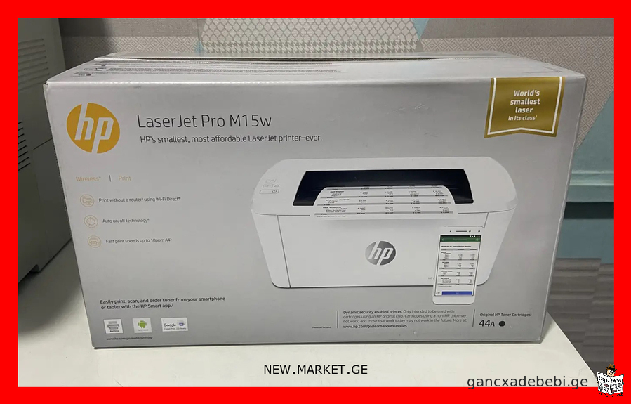 profesionaluri originali ukabelo printeri HP LaserJet Pro M15w Wireless printer kartriji 44A CF244A