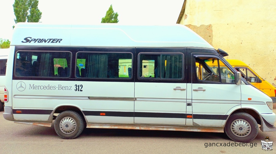 qiravdeba mikro avtobusi SabaT-kvira 20+1 adgiliani