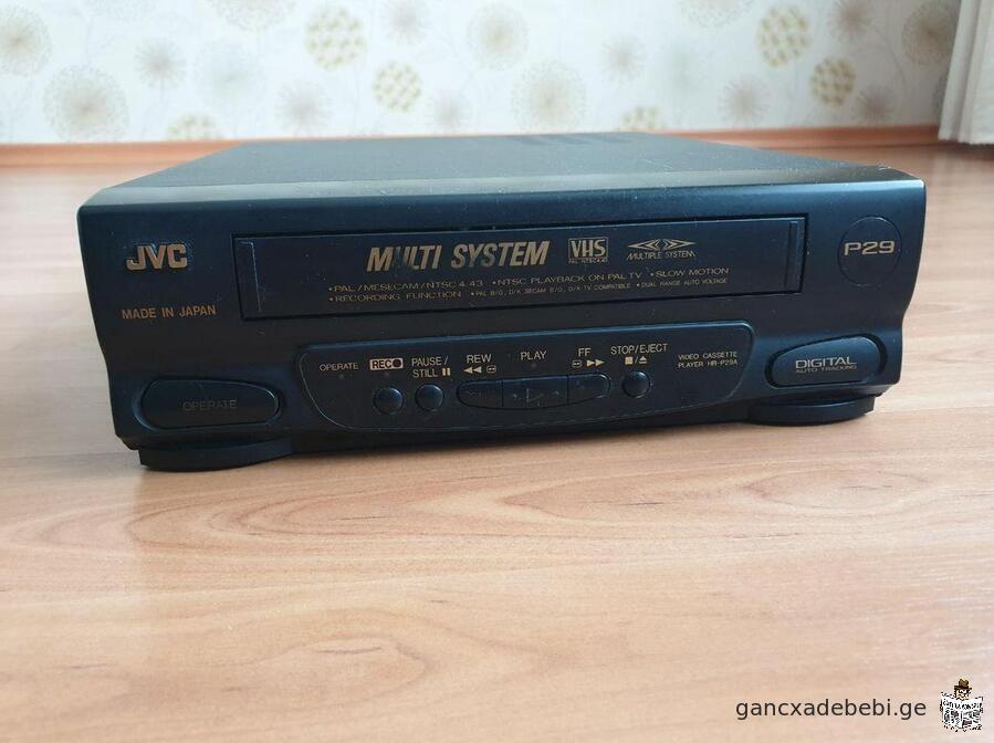 videomagnitofoni VHS JVC P29