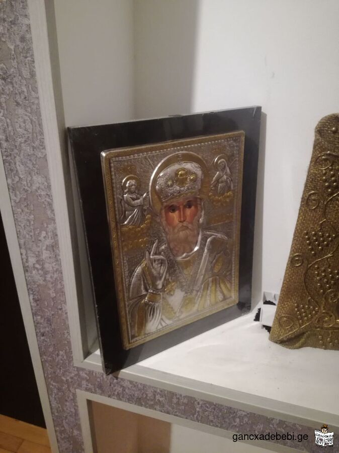 Икона Николая Чудотворца из Греции. 38×30см
