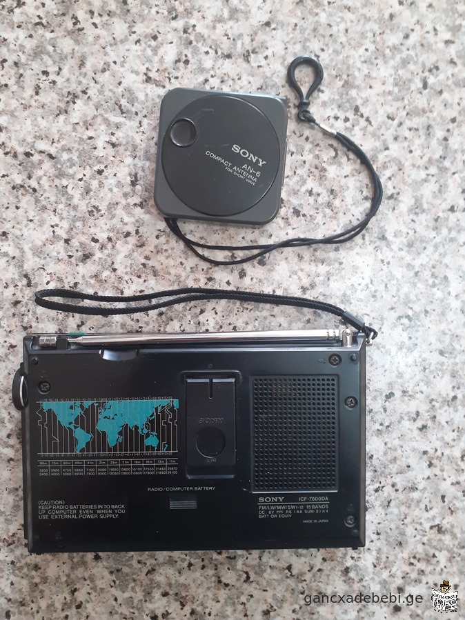 Продается Винтажный радиоприемник "SONY ICF-7600DA" в Тбилиси