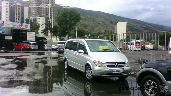 Путешествуя безопасно и комфортно, Mercedes Viano 8-местный, Он может быть размещен в отеле, дома.