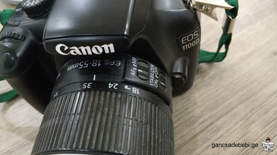 продам зеркальный фотоаппарат Canon EOS 1100d რეფლექსური კამერა