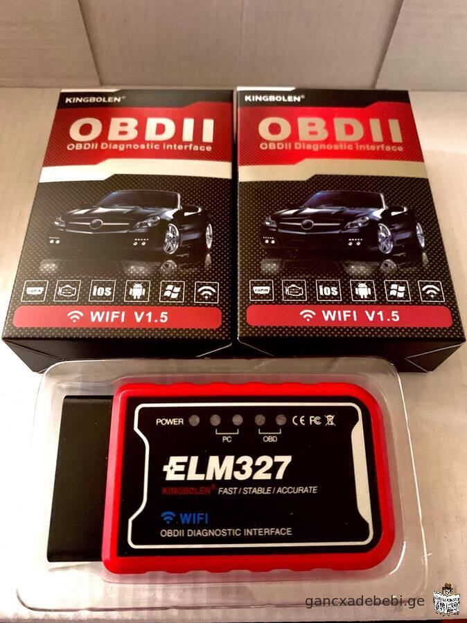 ELM 327 OBD II WIFI V1.5 Диагностическое устройство