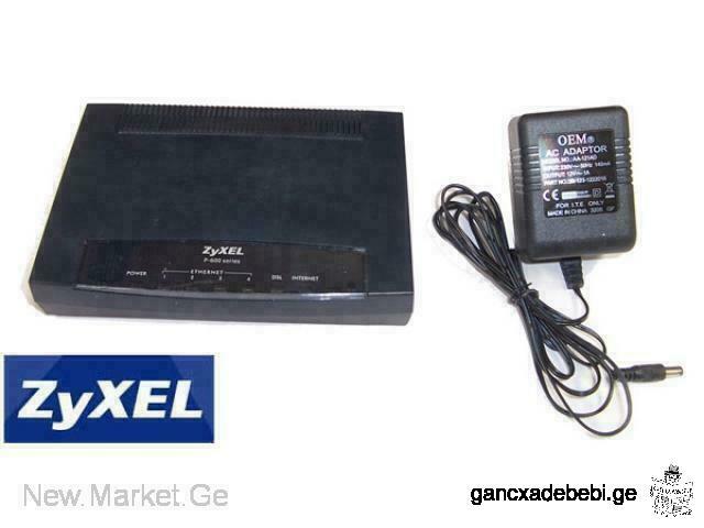 ZyXEL P-660H ADSL2+ 4-портовый ADSL модем (роутер)